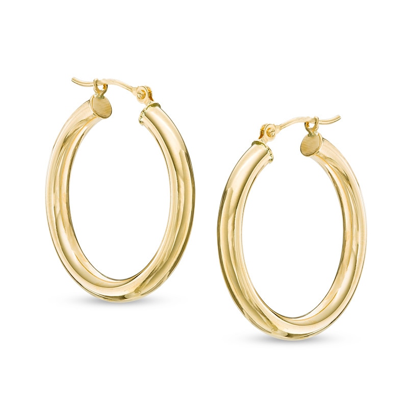 Main Image 1 of 25mm Hoop Earrings in 14K Gold