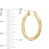 Thumbnail Image 1 of 3.0 x 25mm Hoop Earrings in 14K Gold