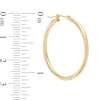 Thumbnail Image 2 of 30mm Hoop Earrings in 14K Gold