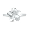 Thumbnail Image 1 of Diamond Accent Flower Ring in Sterling Silver