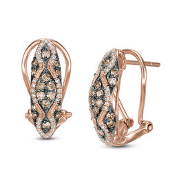 Shop Rose Gold Hoop Earrings Zales