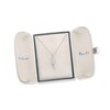 Thumbnail Image 2 of Ever Us® 1/4 CT. T.W. Two-Stone Diamond Bypass Pendant in 14K White Gold - 19"