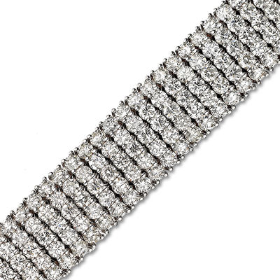 Diamond Tennis Bracelet 20 ct tw Round 14K White Gold