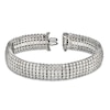 Thumbnail Image 1 of 20 CT. T.W. Diamond Five Row Tennis Bracelet in 14K White Gold