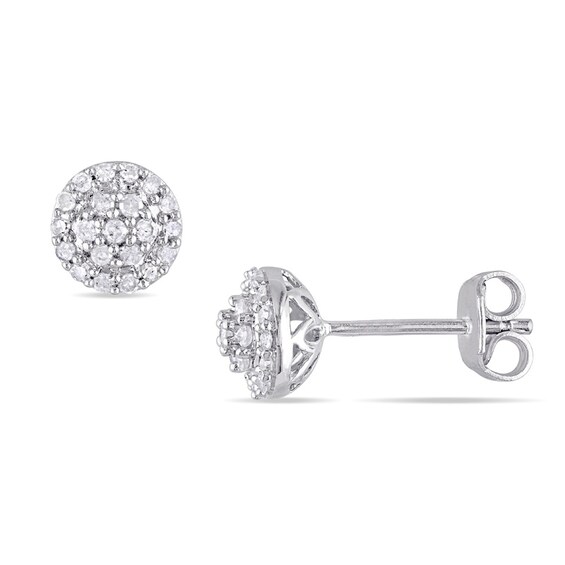 1/4 CT. T.W. Composite Diamond Stud Earrings in Sterling Silver 1/4 CT. T.W. Composite Diamond Stud Earrings in Sterling Silver