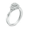 Thumbnail Image 2 of Cherished Promise Collection™ 1/5 CT. T.W. Diamond Frame Collar Promise Ring in 10K White Gold