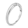 Thumbnail Image 2 of 1/20 CT. T.W. Diamond Composite  Split Shank Promise Ring in 10K White Gold