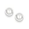 Thumbnail Image 1 of 7.0mm Ball Stud Earrings in 14K White Gold
