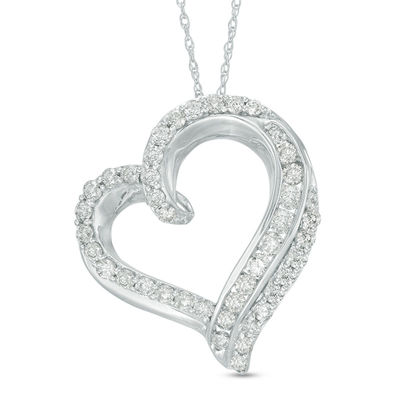 Zales jewelry heart necklace deals