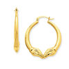 Thumbnail Image 0 of Ram's Head Hoop Earrings in 14K Gold