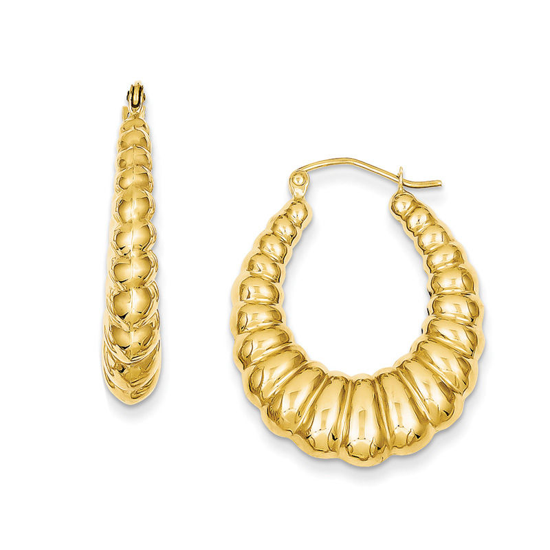Vintage gold shrimp earrings sale