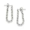 Thumbnail Image 0 of Rope Chain Drop Earrings in 14K White Gold
