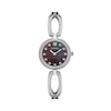 Thumbnail Image 0 of Ladies' Bulova Crystal Accent Bangle Watch with Black Mother-of-Pearl Dial (Model: 96L224)
