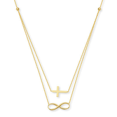 Double Strand Cross and Infinity 