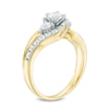 Thumbnail Image 1 of 1 CT. T.W. Diamond Bypass Past Present Future® Engagement Ring in 14K Gold