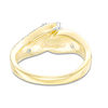 Thumbnail Image 4 of 1 CT. T.W. Diamond Bypass Past Present Future® Engagement Ring in 14K Gold
