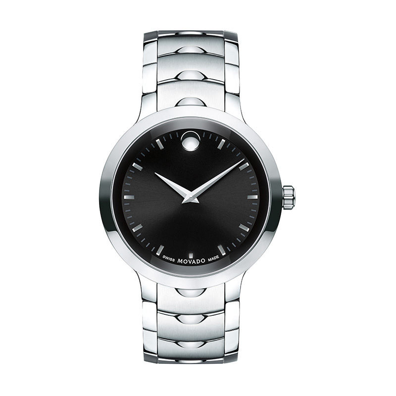 Men's Movado Luno Sport Watch with Black Dial (Model: 0607041)