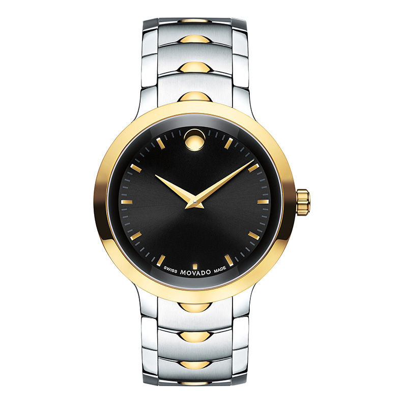 Main Image 1 of Men's Movado Luno Sport Two-Tone Watch with Black Dial (Model: 0607043)