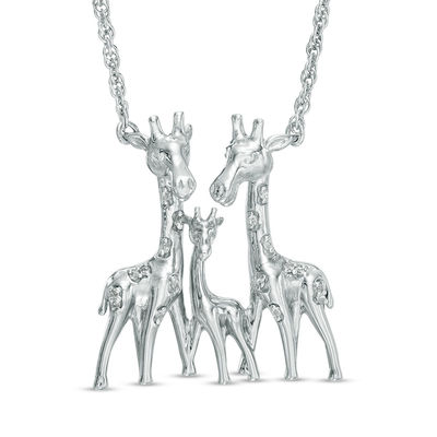 1/20 CT. T.W. Diamond Accent Giraffe 