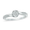 Thumbnail Image 0 of Diamond Accent Bypass Promise Ring in 10K White Gold