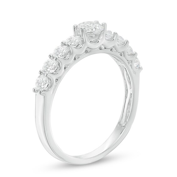 1 CT. T.w. Diamond Engagement Ring in 14K White Gold