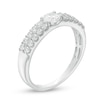 Thumbnail Image 1 of 3/4 CT. T.W. Diamond Double Row Engagement Band in 14K White Gold