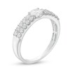 Thumbnail Image 2 of 3/4 CT. T.W. Diamond Double Row Engagement Band in 14K White Gold