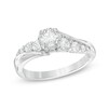 Thumbnail Image 1 of 3/4 CT. T.W. Diamond Slant Engagement Ring in 14K White Gold