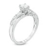 Thumbnail Image 2 of 3/4 CT. T.W. Diamond Slant Engagement Ring in 14K White Gold