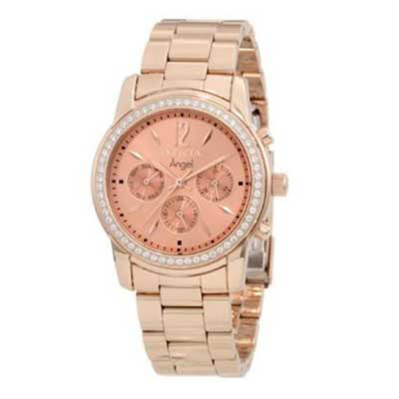 Main Image 1 of Ladies' Invicta Angel Cubic Zirconia Rose-Tone Watch (Model: 11774)