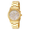 Thumbnail Image 1 of Ladies' Invicta Angel Cubic Zirconia Gold-Tone Watch with Mother-of-Pearl Dial (Model: 11772)