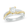Thumbnail Image 1 of 3/4 CT. Diamond Solitaire Bypass Engagement Ring in 14K Two-Tone Gold