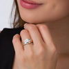 Thumbnail Image 2 of 1 CT. Diamond Solitaire Bypass Engagement Ring in 14K Two-Tone Gold