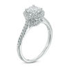 Thumbnail Image 1 of 7/8 CT. T.W. Diamond Frame Engagement Ring in 10K White Gold