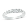 Thumbnail Image 1 of 1/2 CT. T.W. Diamond Five Stone Anniversary Band in 10K White Gold