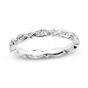 Thumbnail Image 0 of Stackable Expressions™ 1/8 CT. T.W. Diamond Eternity Style Band in Sterling Silver