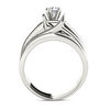 Thumbnail Image 3 of 1-1/4 CT. T.W. Diamond Multi-Row Bridal Set in 14K White Gold