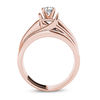 Thumbnail Image 3 of 1-1/4 CT. T.W. Diamond Multi-Row Bridal Set in 14K Rose Gold