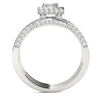 Thumbnail Image 2 of 1-3/8 CT. T.W. Princess-Cut Diamond Frame Three Piece Bridal Set in 14K White Gold