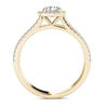 Thumbnail Image 2 of 1 CT. T.W. Diamond Frame Multi-Row Engagement Ring in 14K Gold