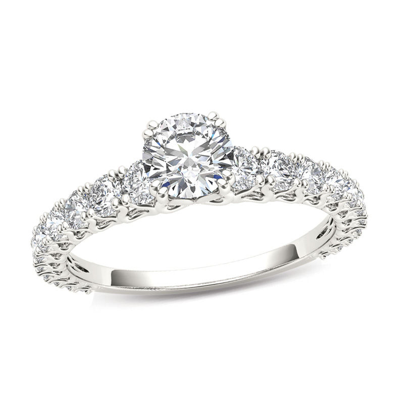 1 CT. T.W. Diamond Engagement Ring in 14K White Gold