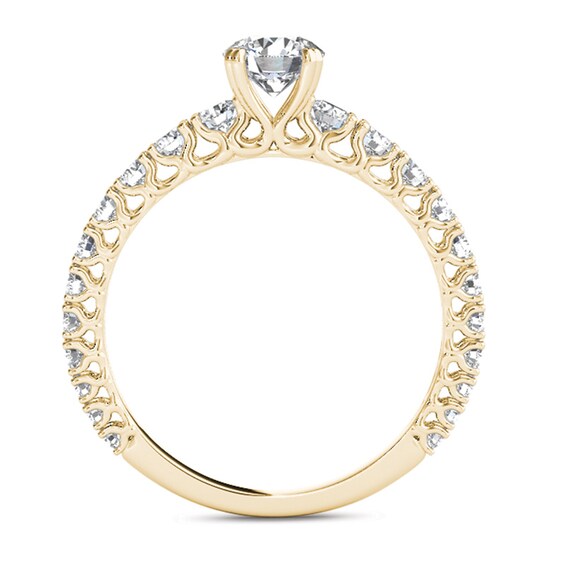 1 CT. T.w. Diamond Engagement Ring in 14K Gold