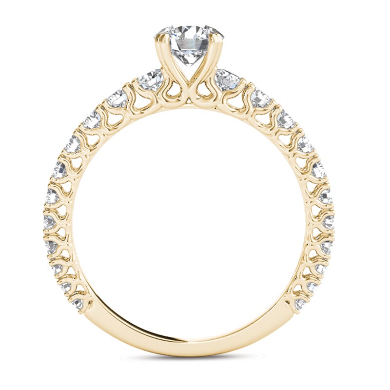 Main Image 3 of 1 CT. T.W. Diamond Engagement Ring in 14K Gold