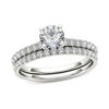Thumbnail Image 1 of 1 CT. T.W. Diamond Bridal Set in 14K White Gold