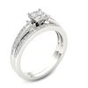 Thumbnail Image 1 of 1 CT. T.W. Quad Princess-Cut Multi-Diamond Bridal Set in 14K White Gold