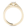 Thumbnail Image 3 of 1 CT. T.W. Quad Princess-Cut Multi-Diamond Bridal Set in 14K Gold