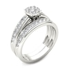 Thumbnail Image 2 of 1-1/2  CT. T.W. Diamond Frame Bridal Set in 14K White Gold