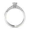 Thumbnail Image 1 of 1 CT. T.W. Diamond Overlay Bridal Set in 14K White Gold