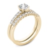 Thumbnail Image 2 of 1 CT. T.W. Diamond Overlay Bridal Set in 14K Gold