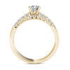 Thumbnail Image 3 of 1 CT. T.W. Diamond Overlay Bridal Set in 14K Gold